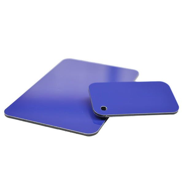 EPM 3 MM Hign Glossy Blue /Blue Unbreakable Core Aluminum Composite Panel